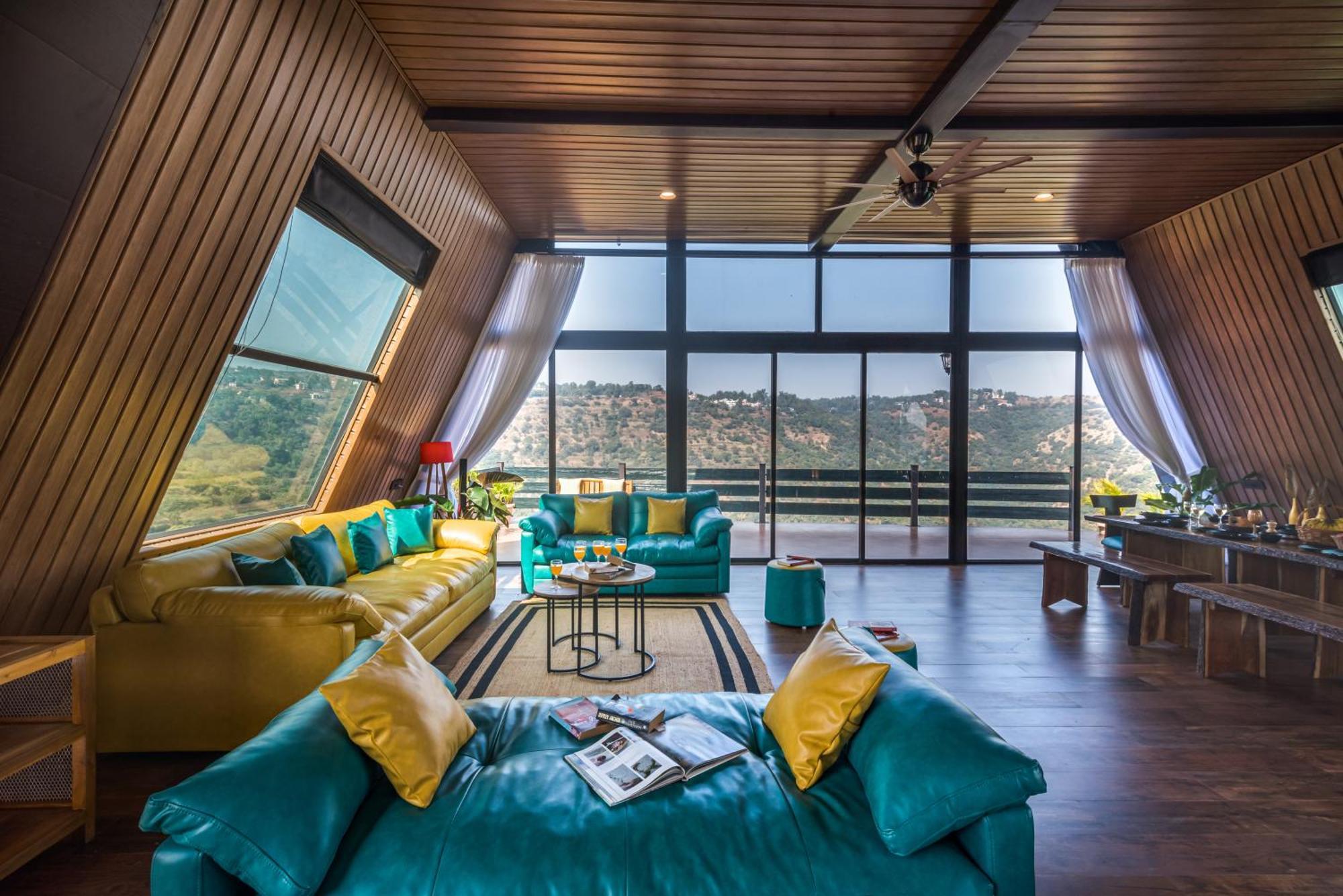 Saffronstays A Vantage, Panchgani - A Pyramid Shaped Unique Luxury Villa With Infinity Valley Views Ngoại thất bức ảnh